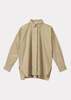 Caramel Cotton Twill A-line Shirt - Ecru - Thumbnail 1
