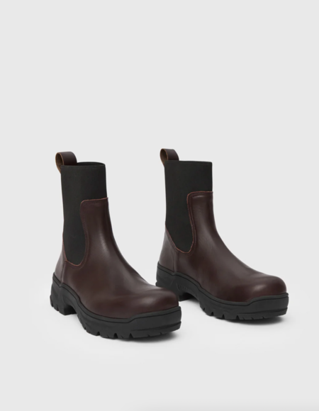 ATP Atelier Catania Chunky Boots - Khaki Brown | Garmentory