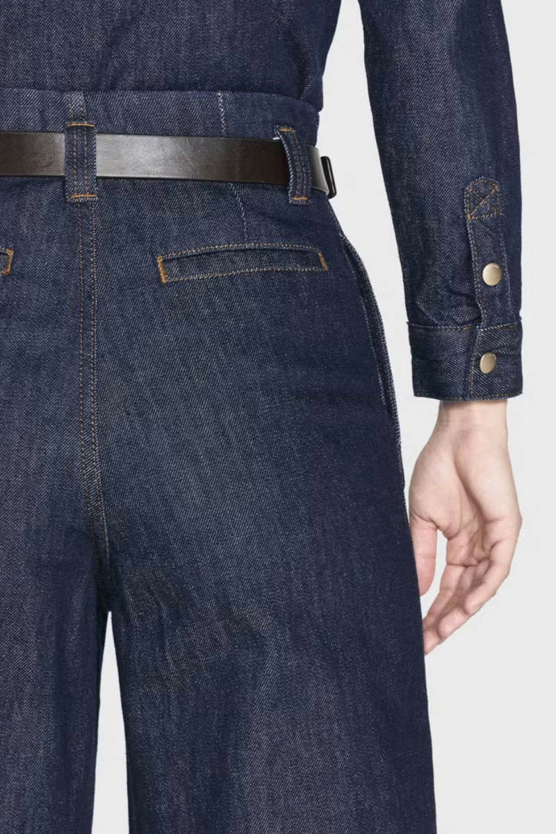 FRAME Denim Darted Wide Leg Jean - Rinse | Garmentory