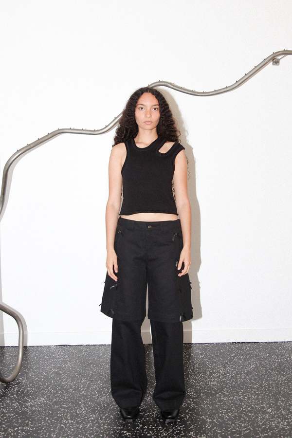 KkCo Bow Down Double Trouser - Onyx