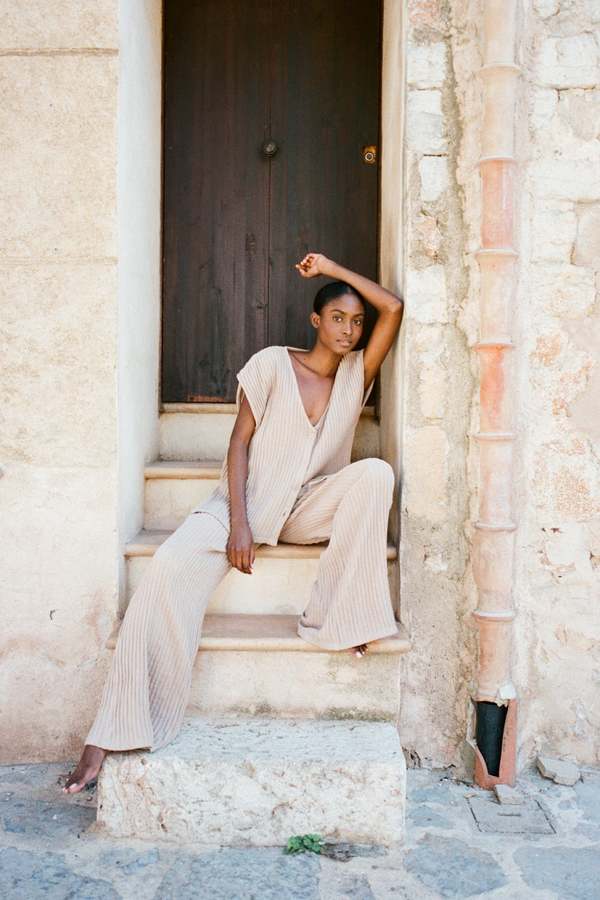 Bahhgoose Rye Button Up - Almond