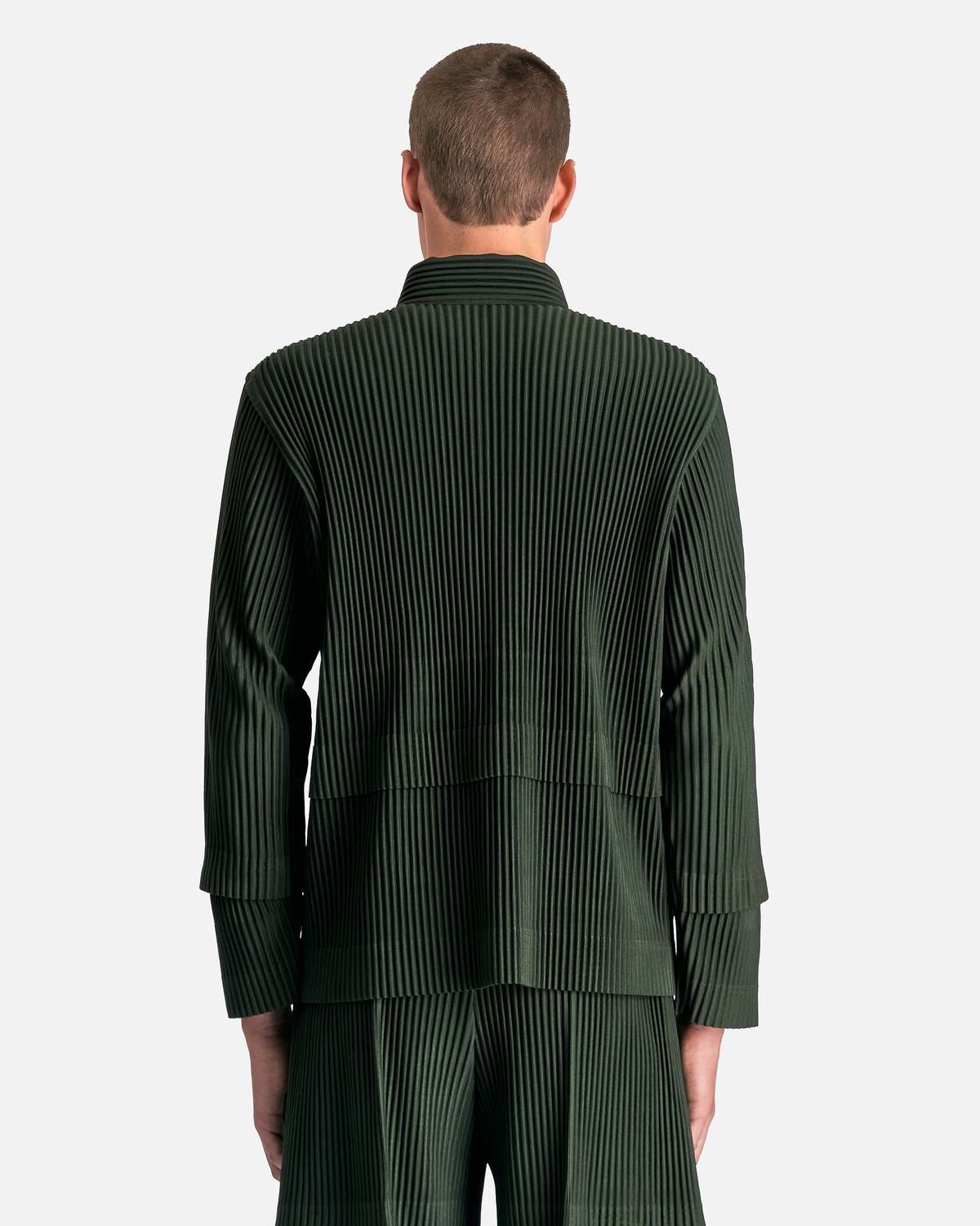 HOMME PLISSE ISSEY MIYAKE Cargo Jacket - Deep Green | Garmentory