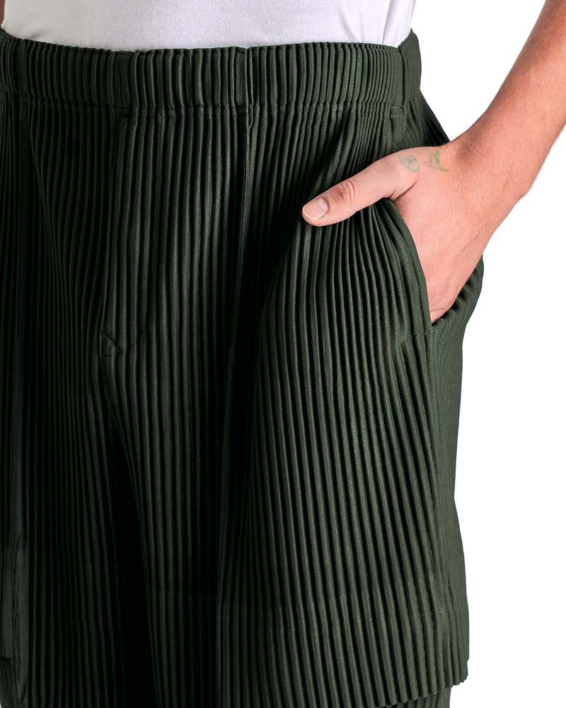 HOMME PLISSE ISSEY MIYAKE Cargo Shorts - Deep Green | Garmentory