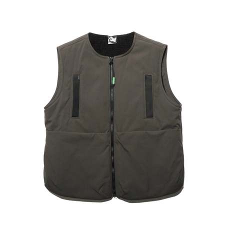 トップス GR10K AIMLESS COMPACTIC KNIT VEST Aimless Compact Knit Vest Herren Grey – NOMAD