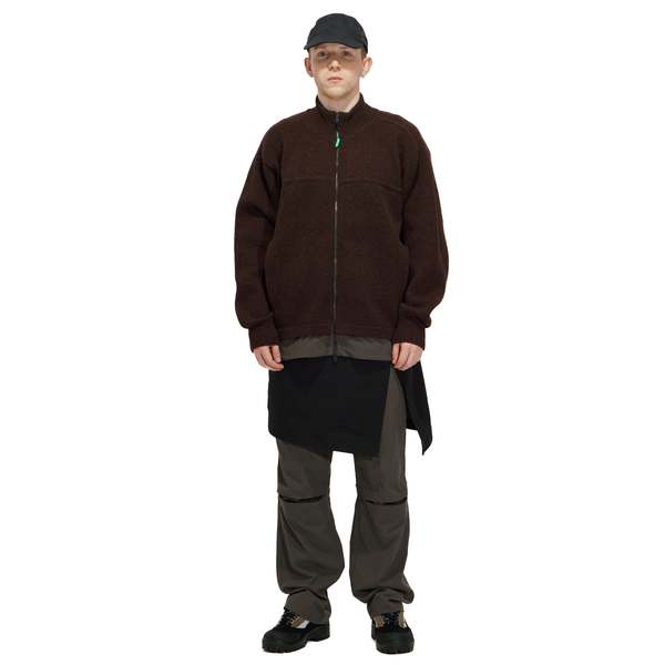 GR10K Felted Knit Jacket - Rusty Brown | Garmentory