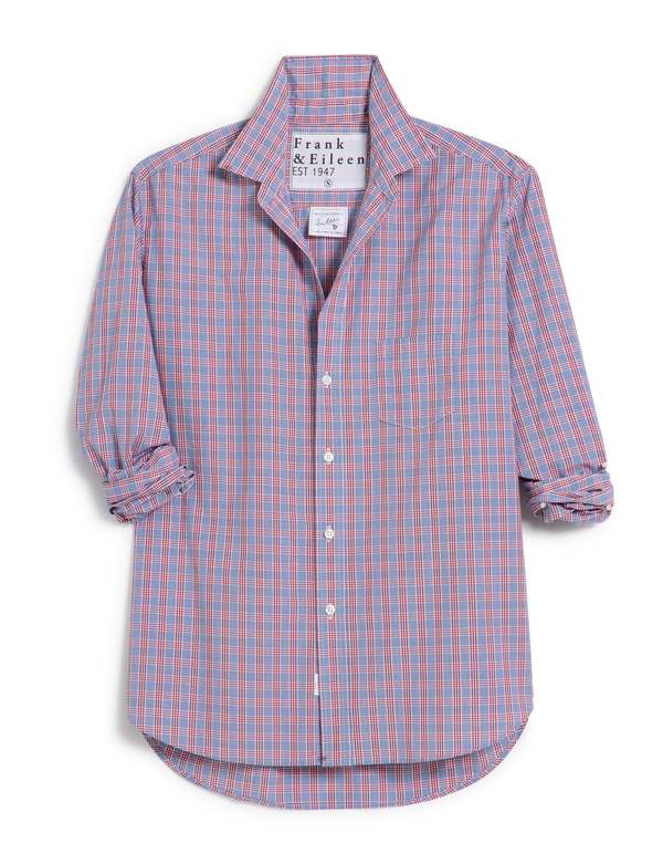 EILEEN Multicolor Red and Green Plaid, Italian Flannel
