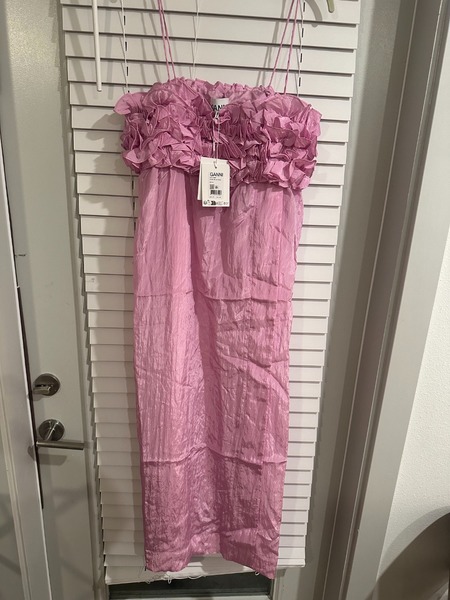 open lace back dress Satin Slip Dress Fuchsia/Red