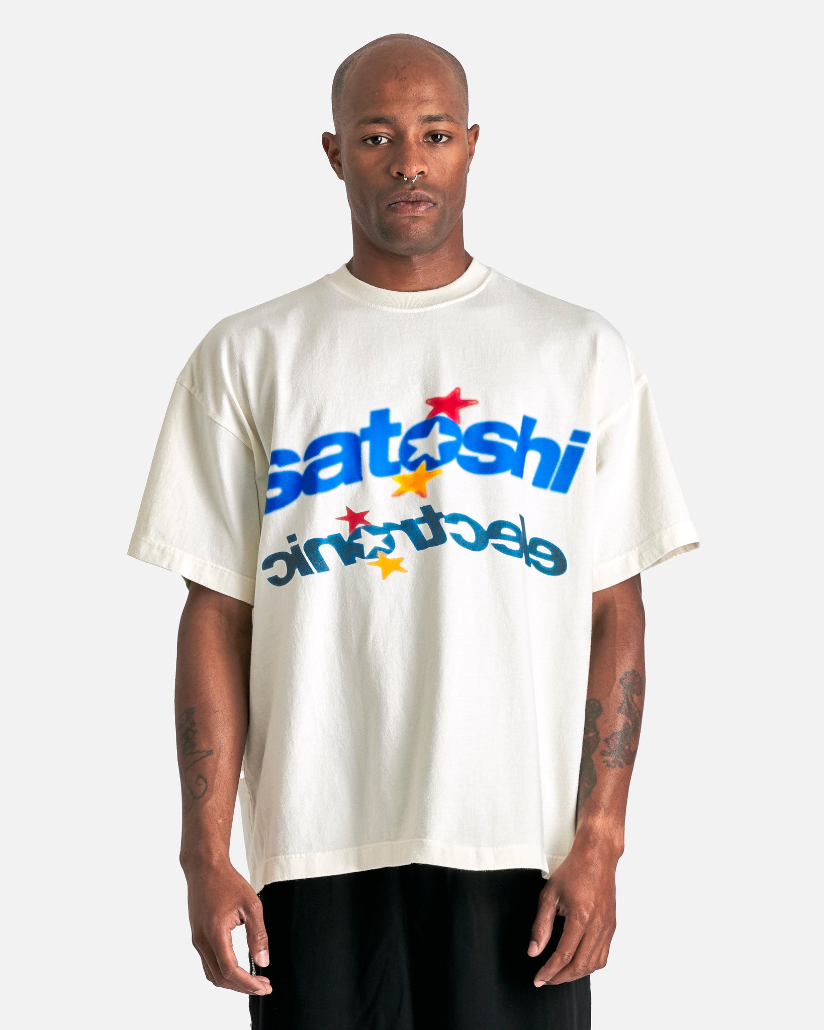 Satoshi Nakamoto Electronic T-Shirt - White | Garmentory