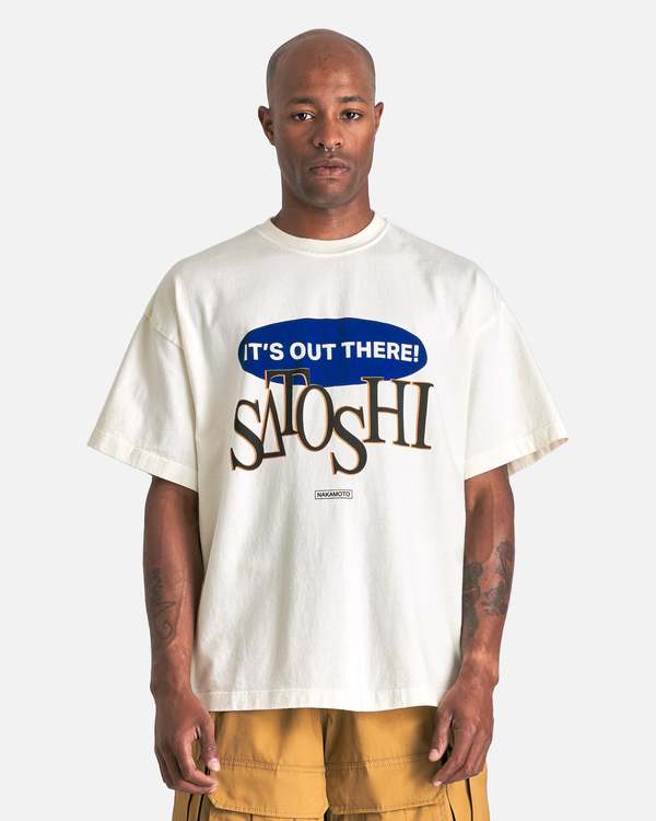 Satoshi Nakamoto Ready for Change T-Shirt - White | Garmentory