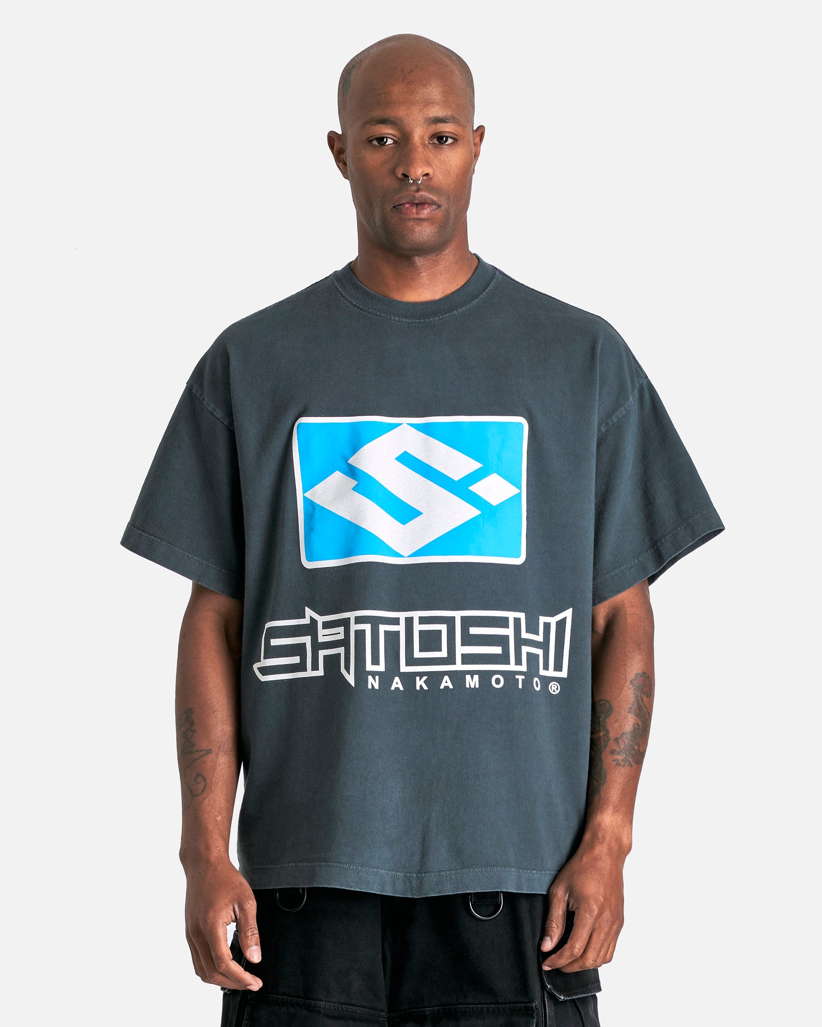 Satoshi Satoshi Nakamoto S T-Shirt - Black | Garmentory