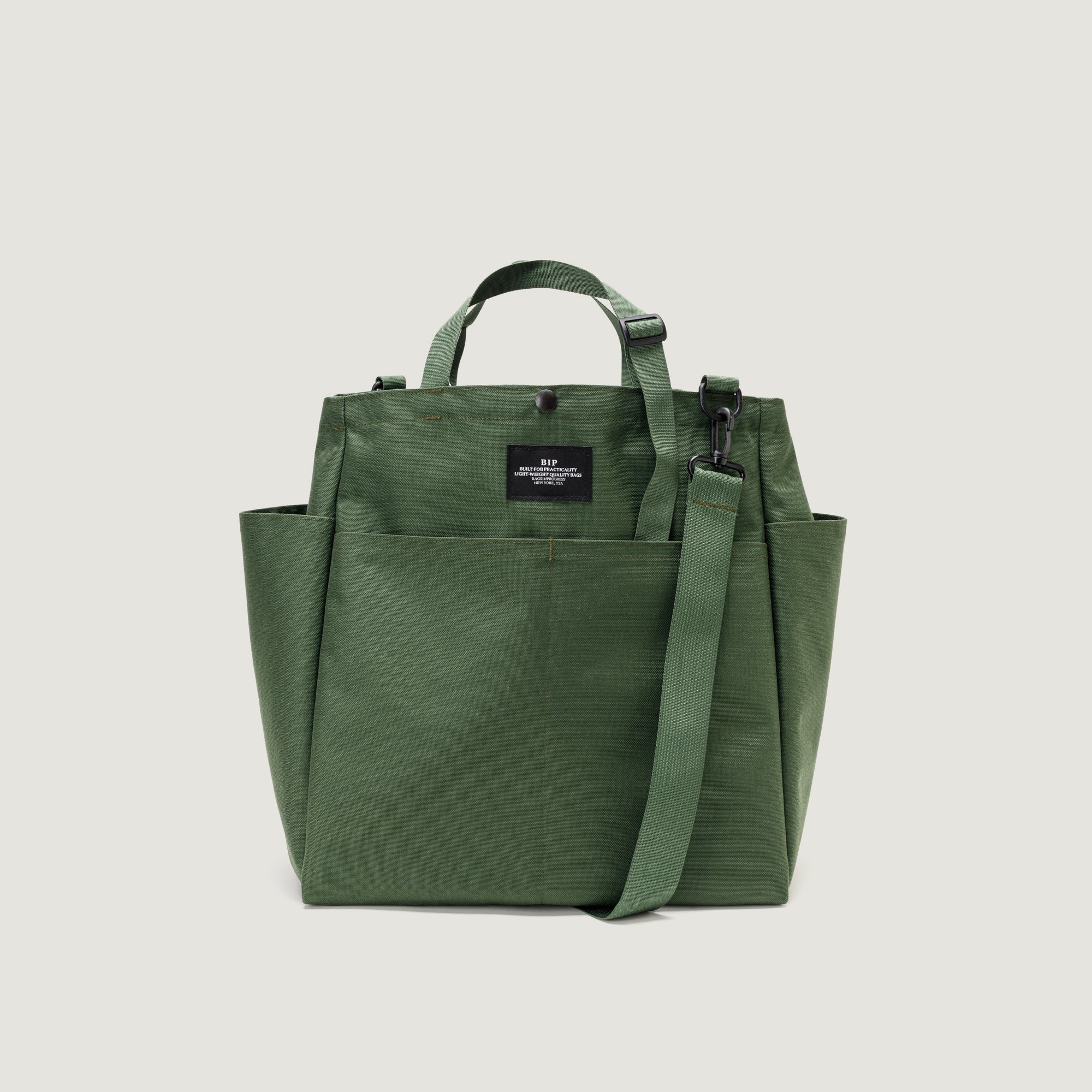 Bags In Progress Carry All Beach Bag - Olive/Black Pocket | Garmentory