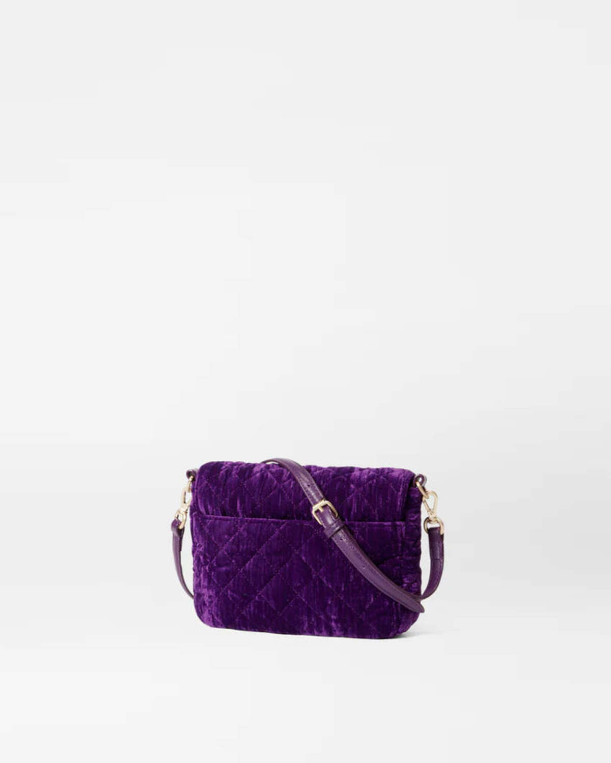 MZ Wallace Small Crosby Lock Crossbody - Velvet Amethyst | Garmentory