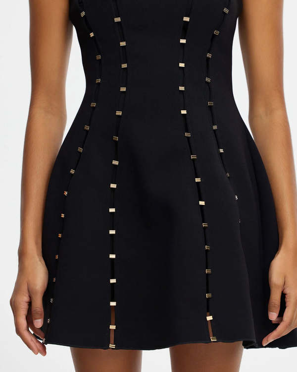 Acler Rossgreen Mini Dress - Black | Garmentory
