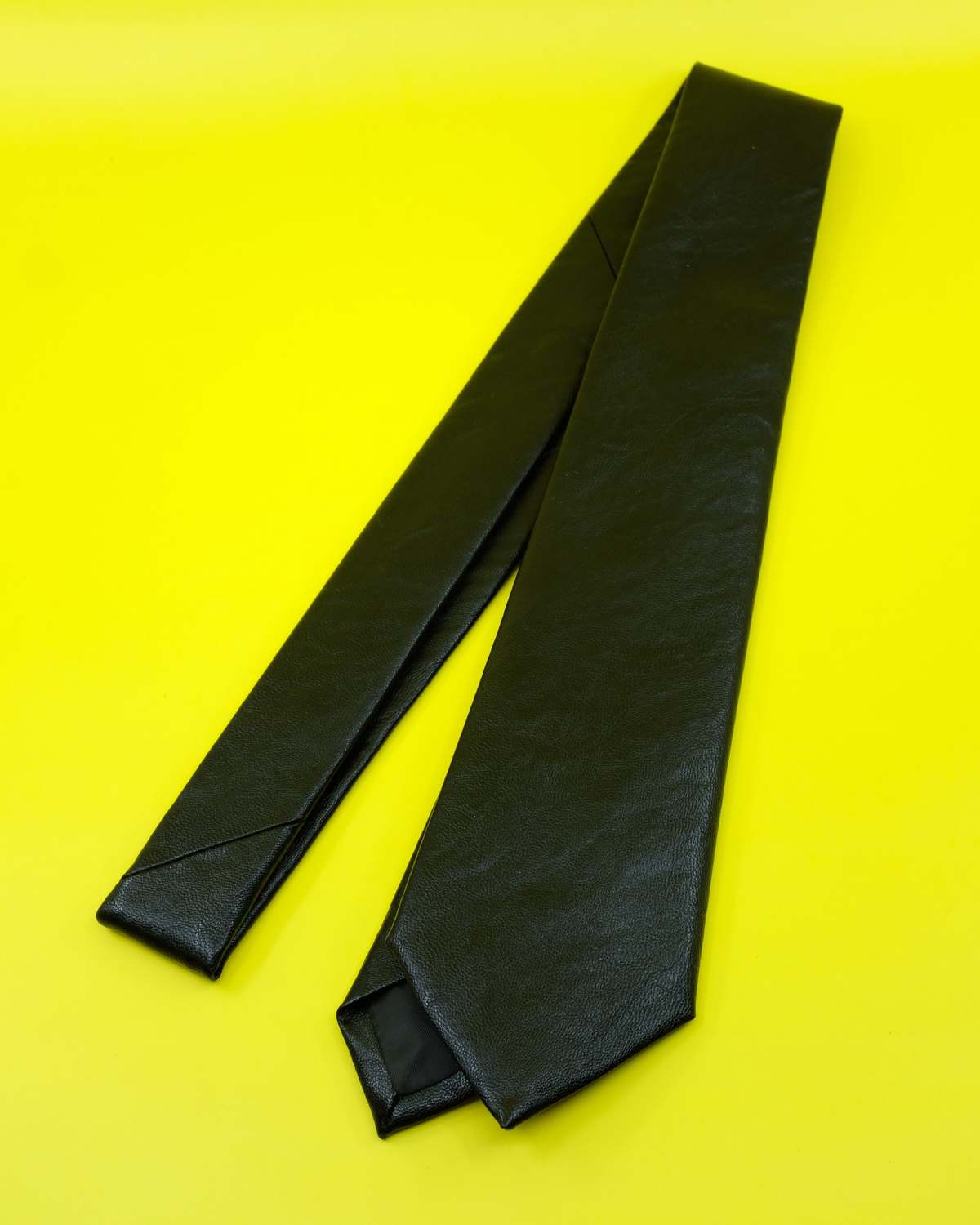 Our Legacy Real Fake Leather Tie - Black | Garmentory