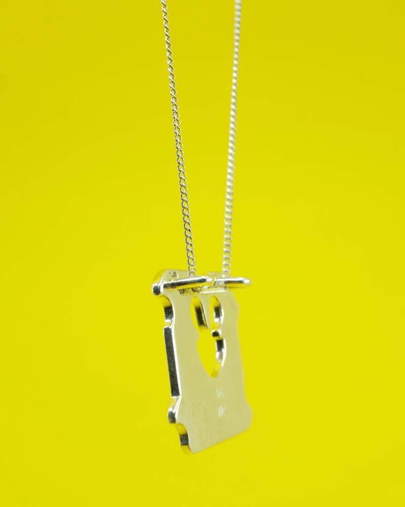 OUR LEGACY｜ (BREAD CLAMP NECKLACE (A4248BSS)) Our Legacy Bread Clamp Necklace - Sterling Silver | Garmentory