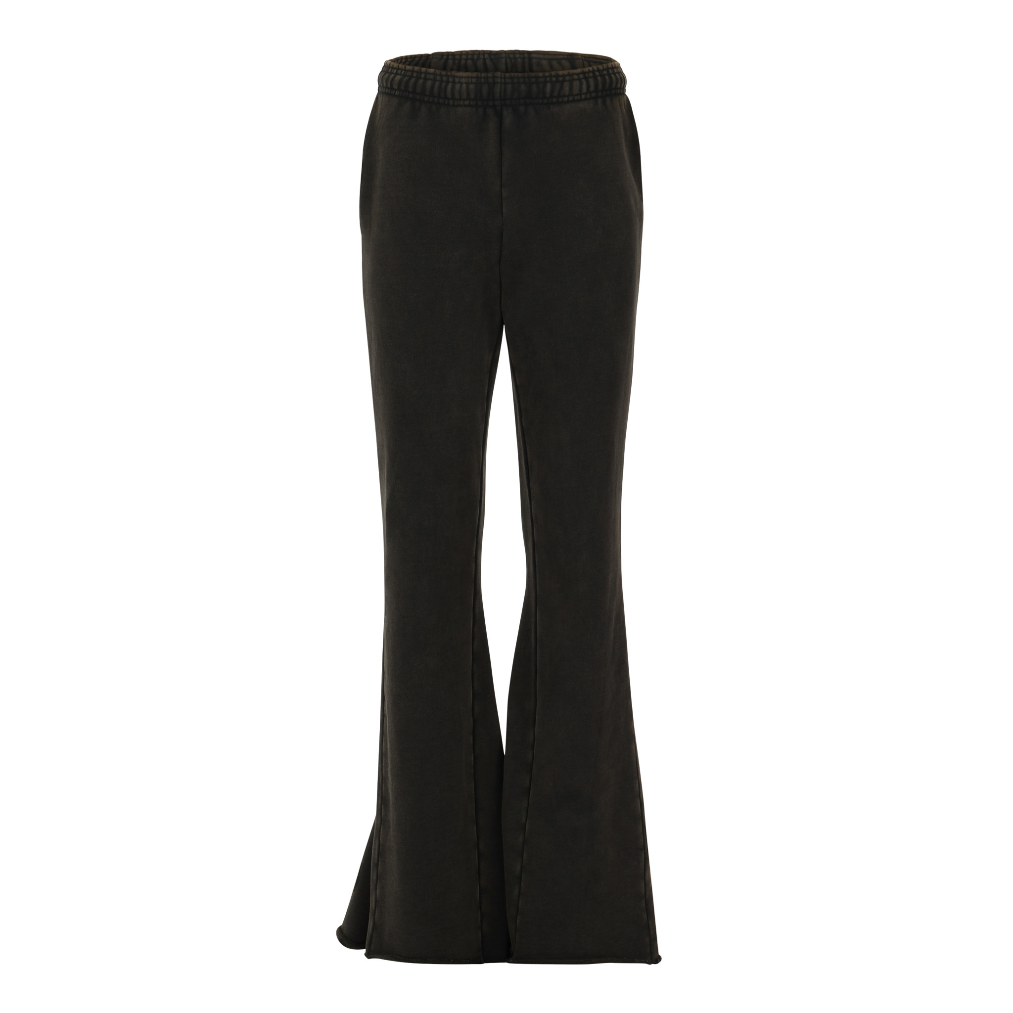 entire studios Heavy Flare Sweatpants - Washed Black | Garmentory