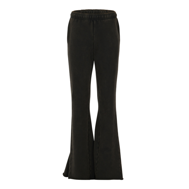 entire studios Heavy Flare Sweatpants - Washed Black | Garmentory