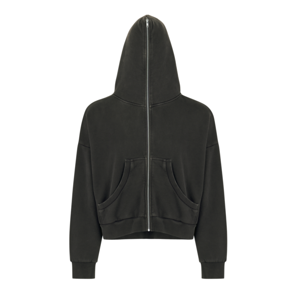entire studios Eternal Zip Hoodie - Washed Black | Garmentory