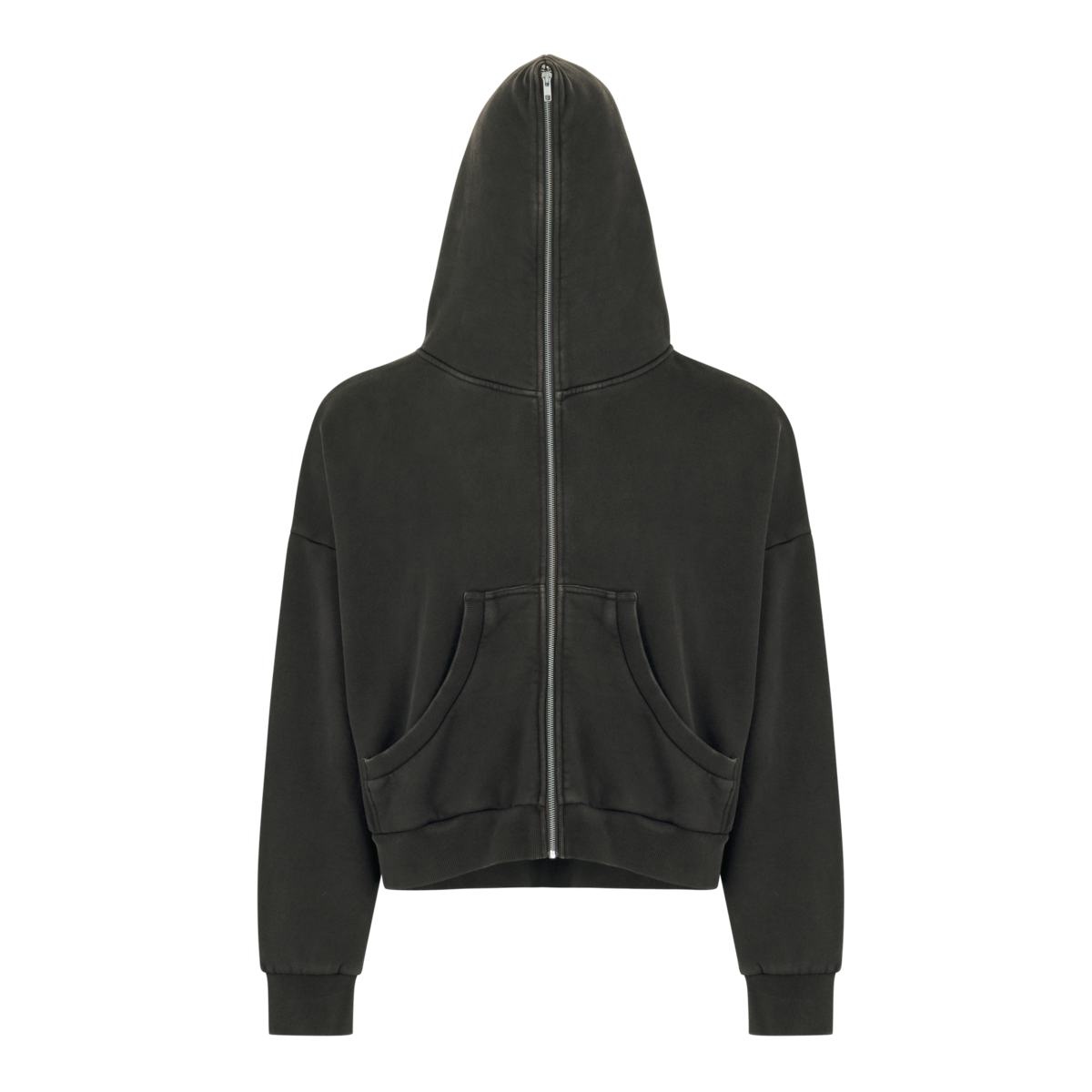 entire studios Eternal Zip Hoodie - Washed Black | Garmentory