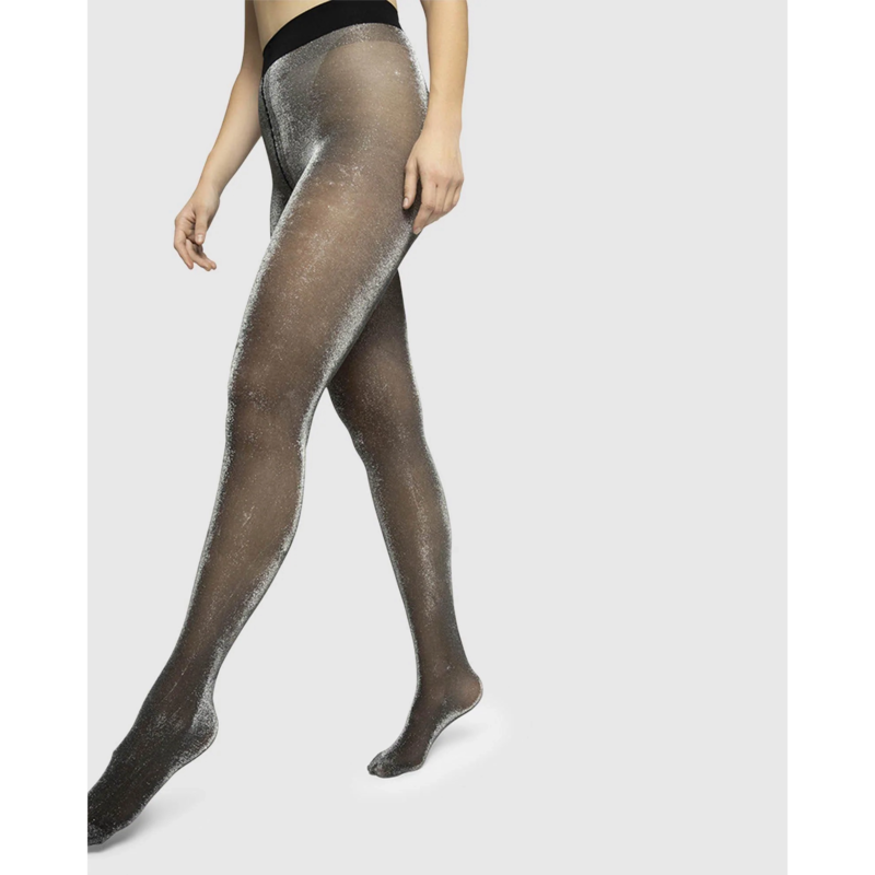 Swedish Stockings Tora Shimmery Tights - Black