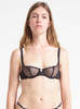 Yasmine Eslami Annabelle Balcony Bra - Black - Thumbnail 4