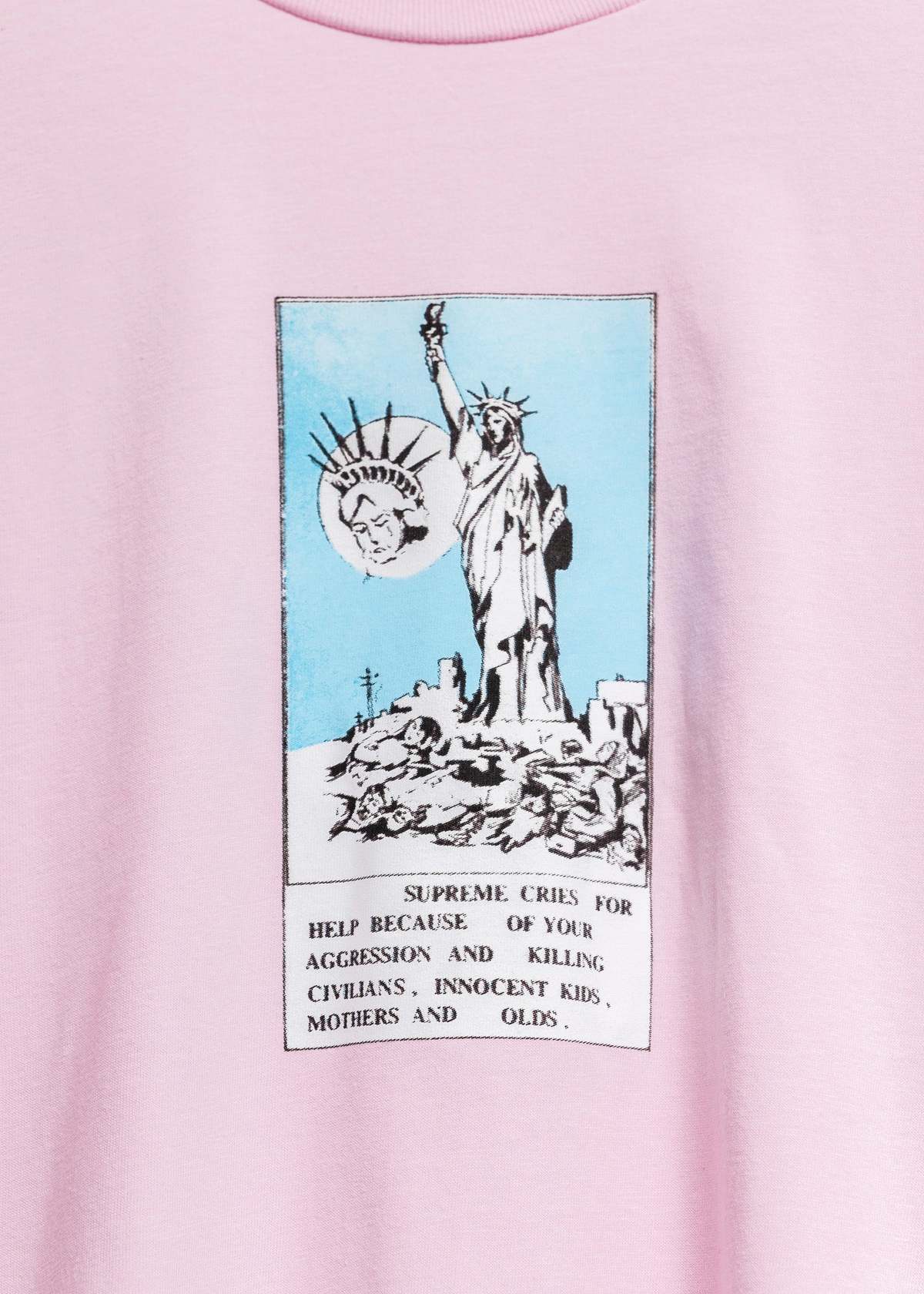 トップス Suprme Liberty tee Buy Supreme Liberty Tee 'Light Pink' - FW24T22 LIGHT PINK | GOAT