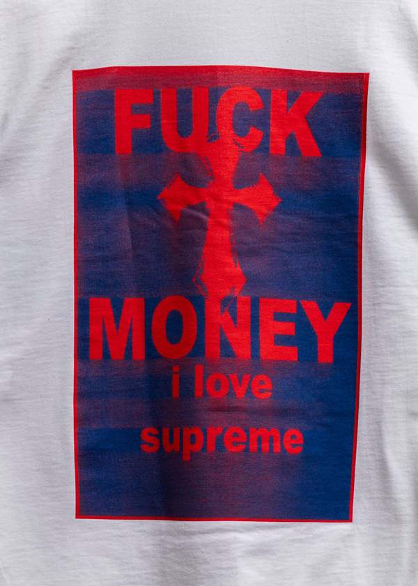 Supreme Fuck Money T-shirt - White | Garmentory