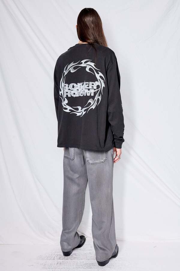 Boiler Room Tribal LS T-Shirt - Black | Garmentory
