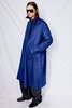 Gabriela Coll Garments Loro Piana Heavy Wool Breasted Coat - Blue - Thumbnail 1
