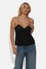 The Tile Club Aliza Crochet Cami - Black - Thumbnail 2