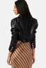 Cami NYC Boa Cropped Leather Jacket - Black - Thumbnail 2