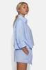 The Tile Club Gansett Poplin Crop Shirt - Chambray - Thumbnail 4