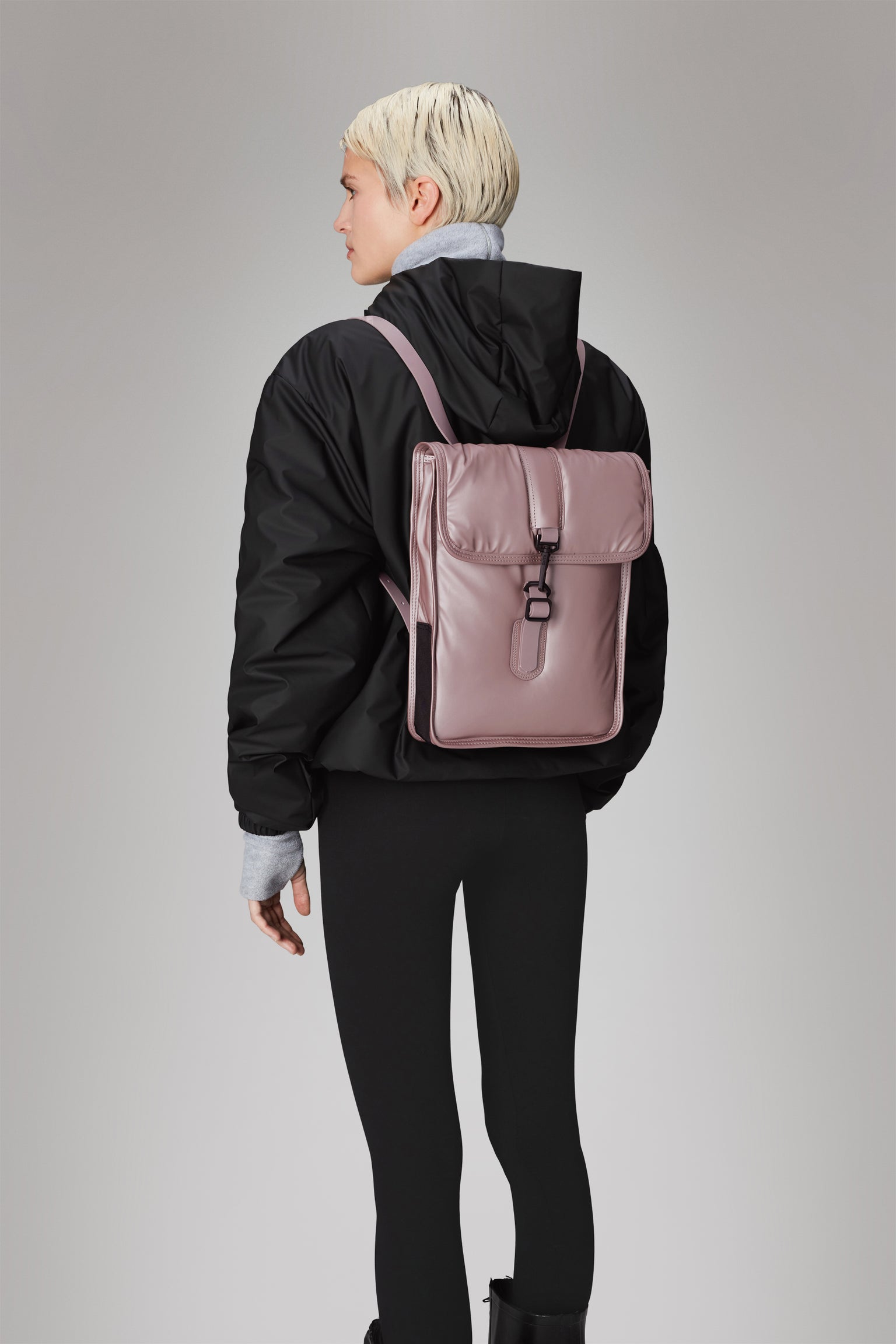 rains backpack micro - Scarlet Red - Unique Size The adjustable shoulder strap and webbing top handle provide versatile carrying options Backpack Rains Backpack Micro W3