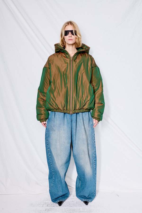 Gabriela Coll Garments Puffer Hooded Jacket - Copper Limonta