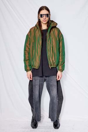 Gabriela Coll Garments Puffer Hooded Jacket - Copper Limonta