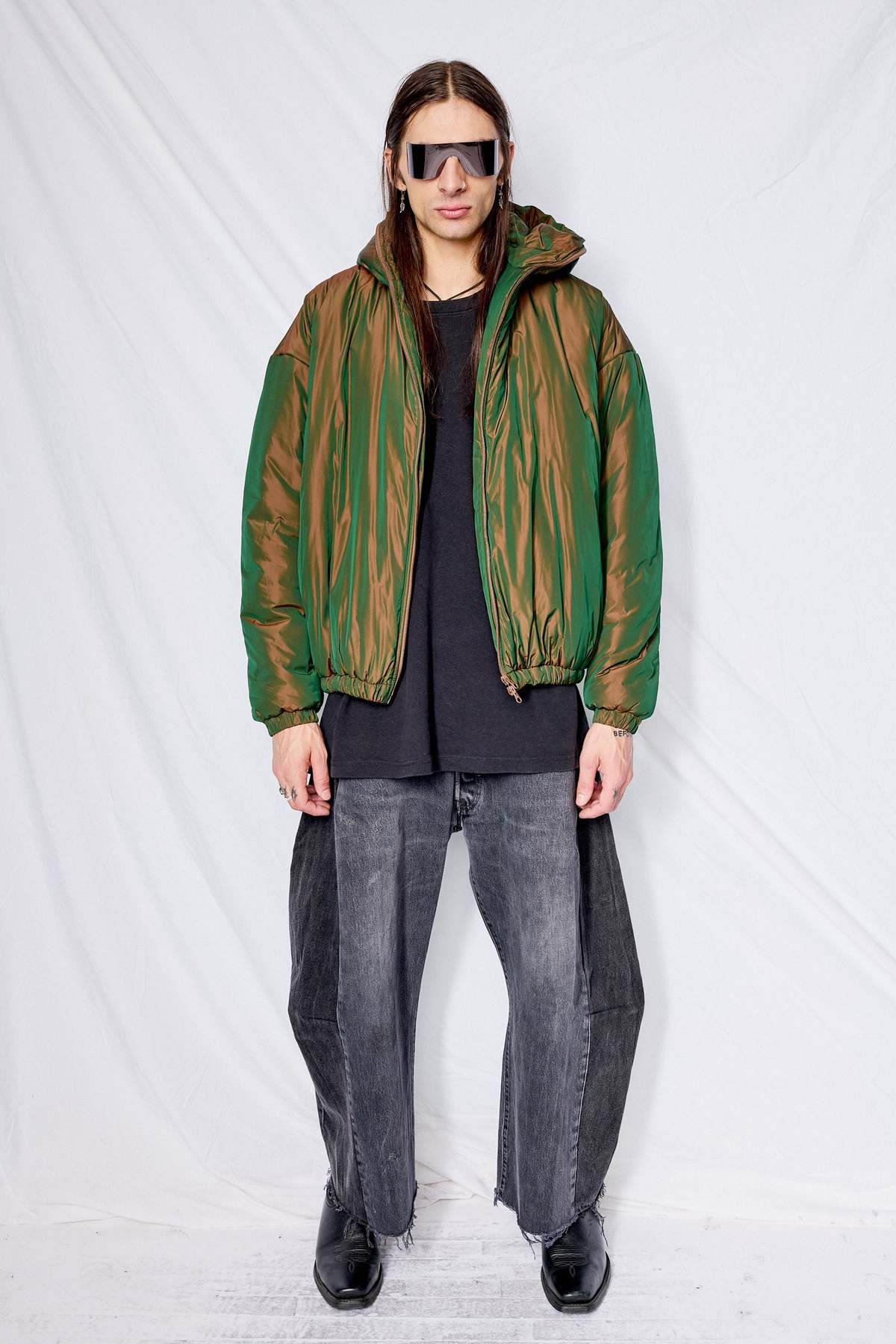 Gabriela Coll Garments Puffer Hooded Jacket - Copper Limonta