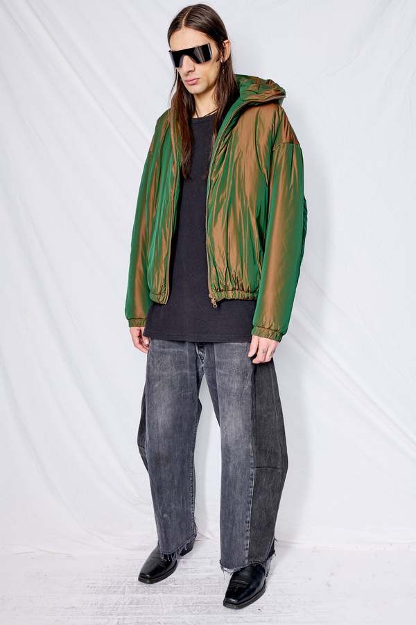 Gabriela Coll Garments Puffer Hooded Jacket - Copper Limonta