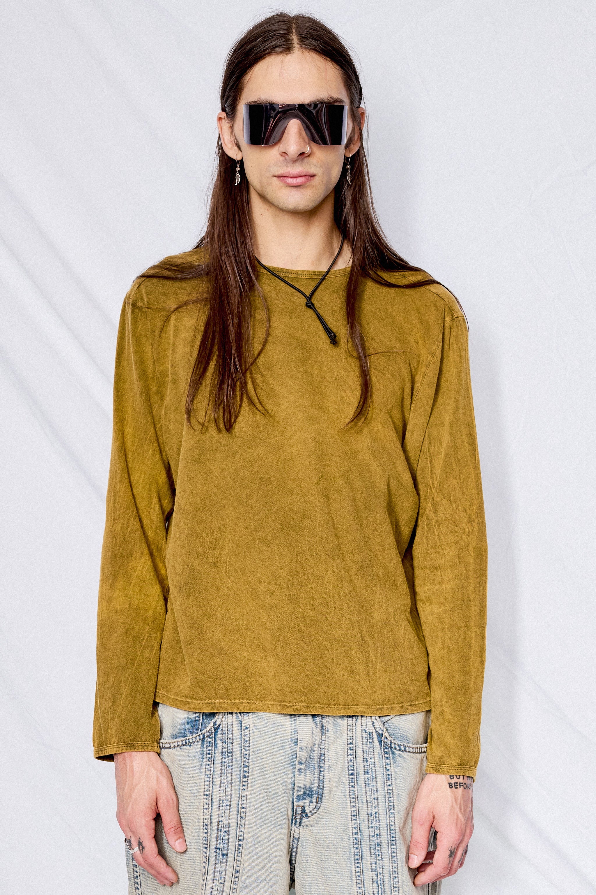 【GABRIELA COLL GARMENTS】LONG SLEEVE Tシャツ Gabriela Coll Garments SSENSE Exclusive White No.118 Shirt