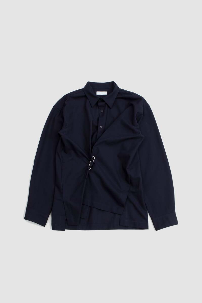 Dries Van Noten Coulter Shirt - Navy | Garmentory