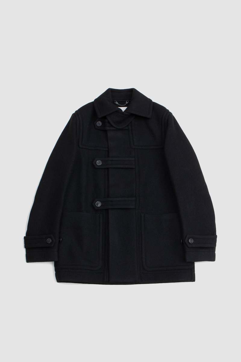 Dries Van Noten Ranner Coat - Black | Garmentory