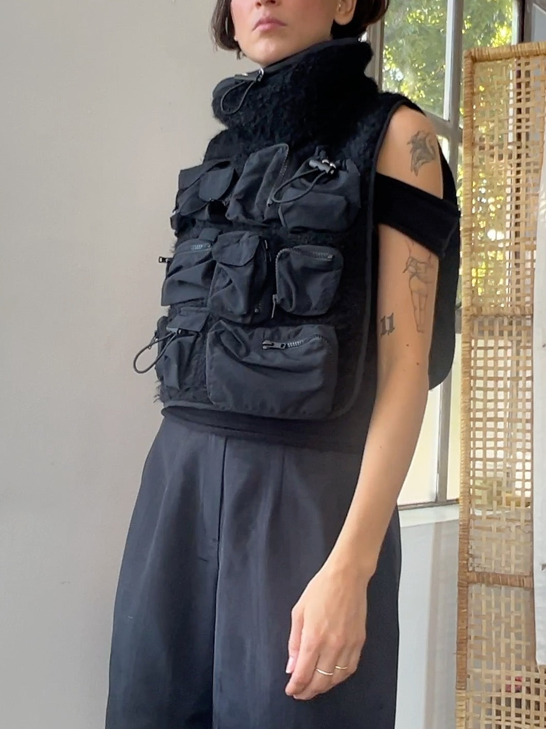 KkCo Utility Bib - Black | Garmentory