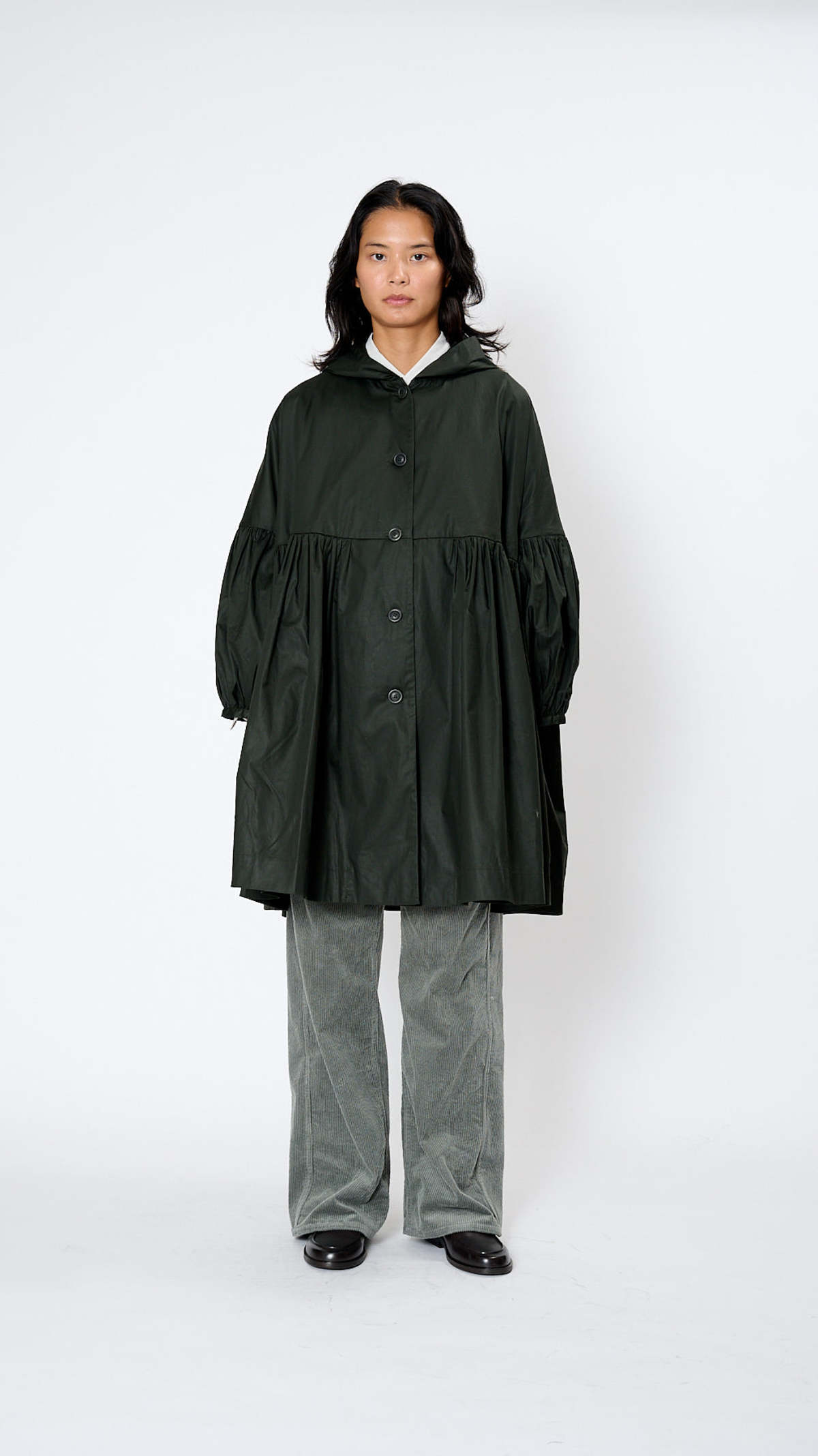 Casey Casey Camelia Parka - Dark Khaki | Garmentory