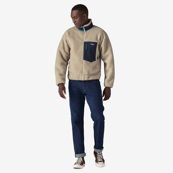 Patagonia Men's Classic Retro-X Fleece Jacket Forge Grey on Garmentory