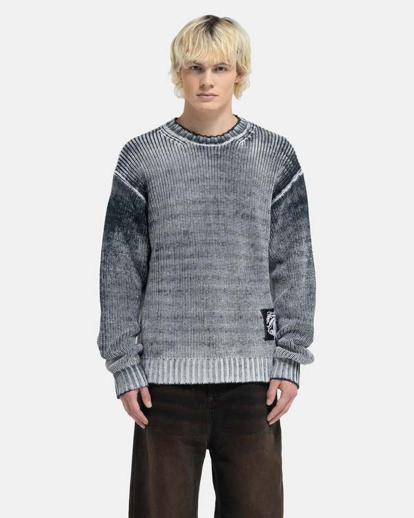 Acne Studios Crew Neck Jumper - Black/White | Garmentory