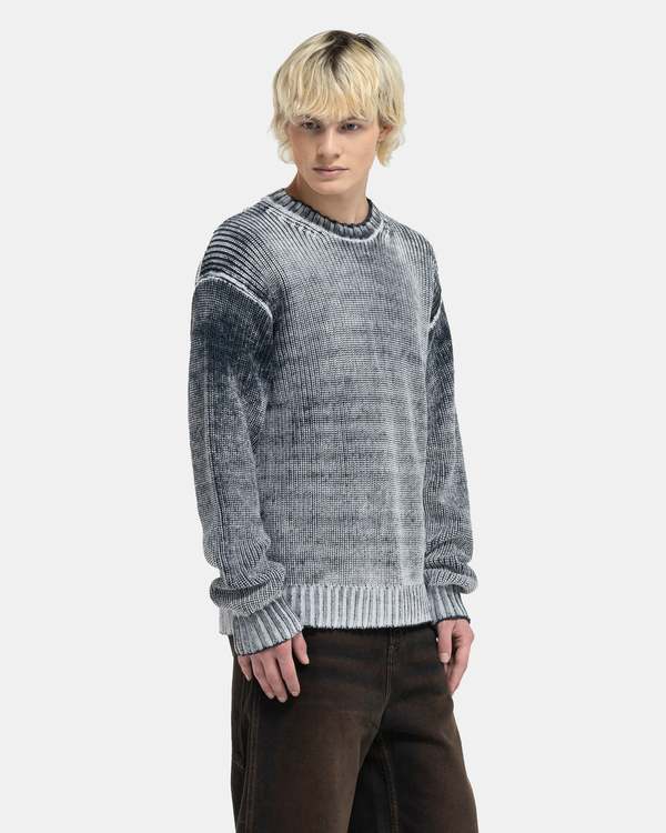 Acne Studios Crew Neck Jumper - Black/White | Garmentory