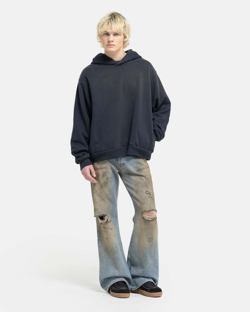 Acne Studios LOGO HOODED SWEATER パーカー　S Acne Studios Logo Hooded Sweater - Black | Garmentory
