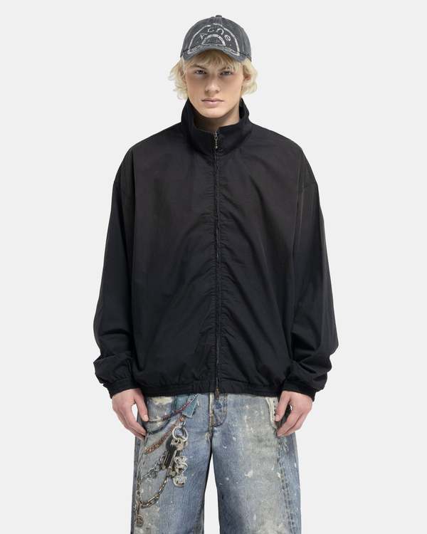 Acne Studios Logo Zipper Jacket - Black | Garmentory