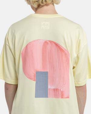 HOMME PLISSE ISSEY MIYAKE RB T-Shirt - Pale Yellow | Garmentory
