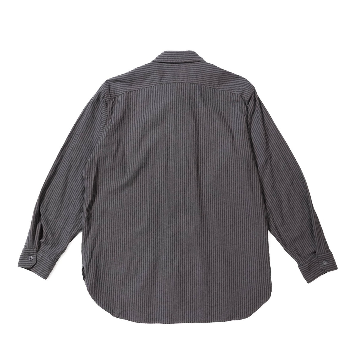 Engineered Garments LC Work Shirt - Charcoal/Grey Stripe