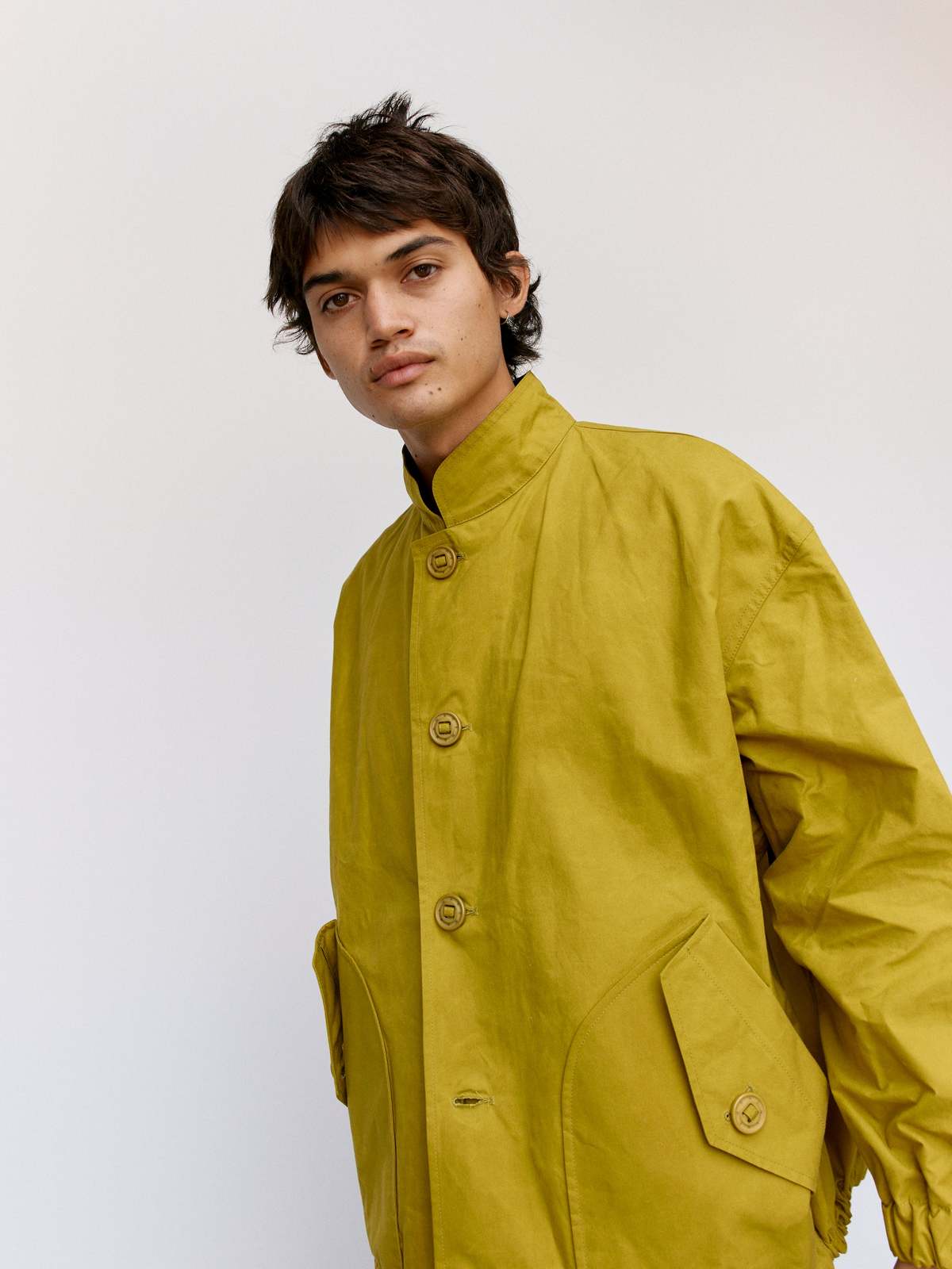 VANSON × MR.OLIVE COACH JACKET VANSON × MR.OLIVE Coach Jacket Nylon Jacket Size M Navy From